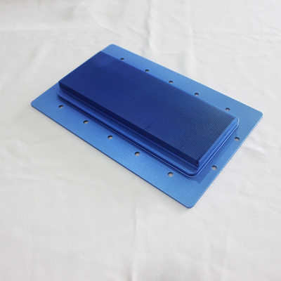 Aluminum 6063 Skived Fin Heat Sink With ISO9001 Anodized Blue Durable